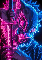 POSTER PLASTIFICADO #16 DEMON SLAYER (28x40CM) (U0016)