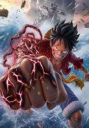 POSTER PLASTIFICADO #21 ONE PIECE (28x40CM) (U0021)