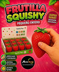 SQUISHY FRUTILLA CHICA (6x8CM APROX) (A0912)
