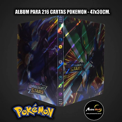 ALBUM PARA 216 CARTAS POKEMON #44 (47x30CM) (A0915)