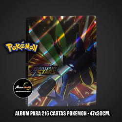ALBUM PARA 216 CARTAS POKEMON #44 (47x30CM) (A0915)