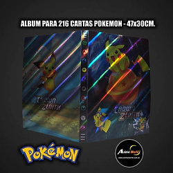 ALBUM PARA 216 CARTAS POKEMON #45 (47x30CM) (A0916)