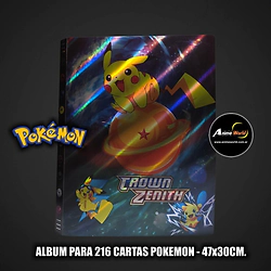 ALBUM PARA 216 CARTAS POKEMON #45 (47x30CM) (A0916)