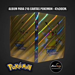 ALBUM PARA 216 CARTAS POKEMON #47 (47x30CM) (A0918)