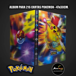ALBUM PARA 216 CARTAS POKEMON #48 (47x30CM) (A0919)
