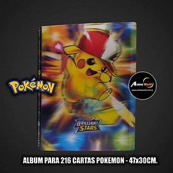 ALBUM PARA 216 CARTAS POKEMON #48 (47x30CM) (A0919)