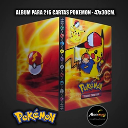 ALBUM PARA 216 CARTAS POKEMON #49 (47x30CM) (A0920)
