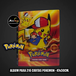 ALBUM PARA 216 CARTAS POKEMON #49 (47x30CM) (A0920)
