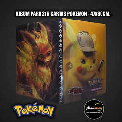 ALBUM PARA 216 CARTAS POKEMON #50 (47x30CM) (A0921)