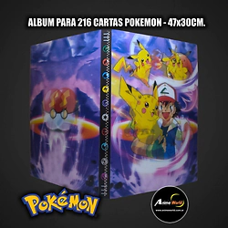 ALBUM PARA 216 CARTAS POKEMON #51 (47x30CM) (A0922)