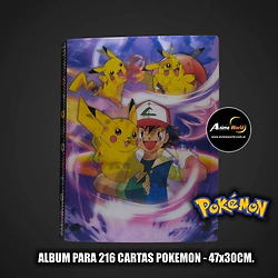 ALBUM PARA 216 CARTAS POKEMON #51 (47x30CM) (A0922)