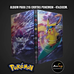 ALBUM PARA 216 CARTAS POKEMON #52 (47x30CM) (A0923)