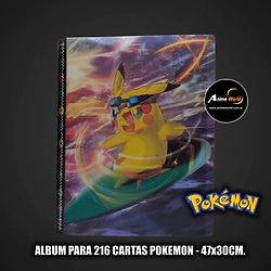 ALBUM PARA 216 CARTAS POKEMON #52 (47x30CM) (A0923)