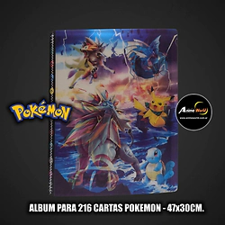 ALBUM PARA 216 CARTAS POKEMON #53 (47x30CM) (A0924)