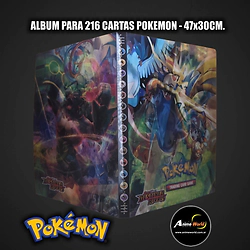 ALBUM PARA 216 CARTAS POKEMON #54 (47x30CM) (A0925)