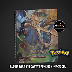 ALBUM PARA 216 CARTAS POKEMON #54 (47x30CM) (A0925)