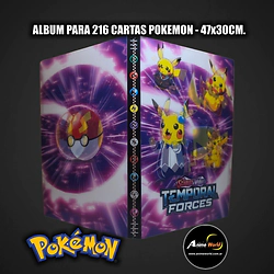 ALBUM PARA 216 CARTAS POKEMON #56 (47x30CM) (A0927)