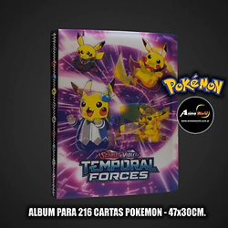 ALBUM PARA 216 CARTAS POKEMON #56 (47x30CM) (A0927)