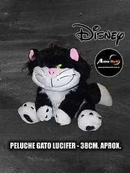 PELUCHE GATO LUCIFER NEGRO #1 (38CM APROX) (P2234)