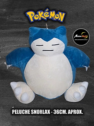 PELUCHE POKEMON GRANDE - SNORLAX #1 0510005 (36CM APROX) (P2246)