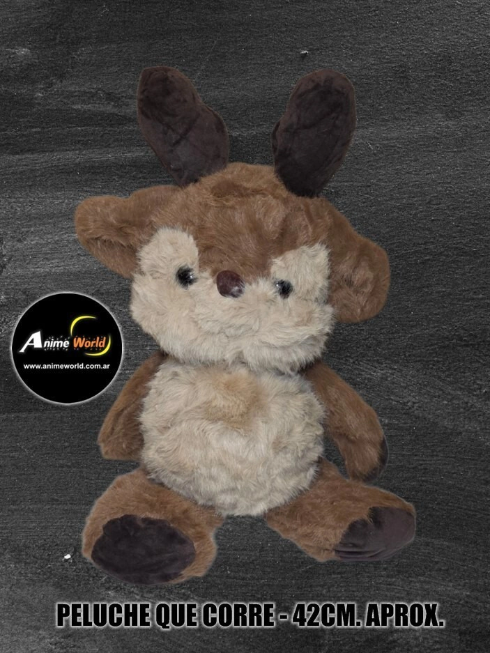 PELUCHE QUE CORRE CIERVO MEDIANO #1 (42CM APROX) (P2255)