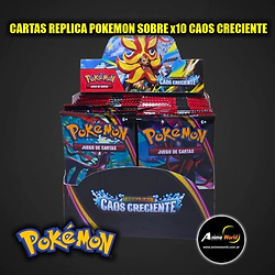 CARTAS POKEMON SOBRE x10 CAOS CRECIENTE (A0932)