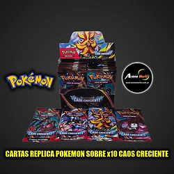 CARTAS POKEMON SOBRE x10 CAOS CRECIENTE (A0932)