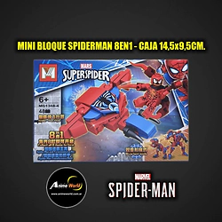 MINI BLOQUE MG1388-4 SPIDERMAN 8EN1 (L1318)