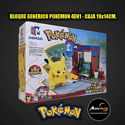 BLOQUE GENERICO - DM5115B POKEMON 4EN1 (19x14CM) (L1324)