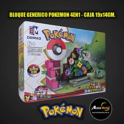 BLOQUE GENERICO - DM5115C POKEMON 4EN1 (19x14CM) (L1325)