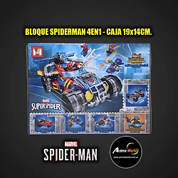BLOQUE GENERICO - MG1165A SPIDERMAN 4EN1 (19x14CM) (L1327)