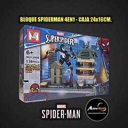 BLOQUE GENERICO + MG1290D SPIDERMAN 4EN1 (24x16CM) (L1334)