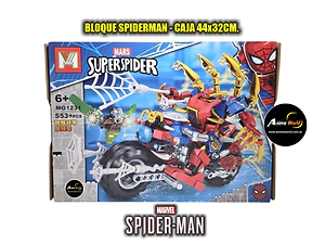 BLOQUE GENERICO MG1231 SPIDERMAN (553PCS) (44x32CM) (L1335)