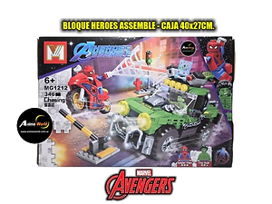 BLOQUE GENERICO MG1212 HEROES (346PCS) (40x27CM) (L1336)