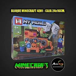 BLOQUE GENERICO + MG1351A MINECRAFT 4EN1 (24x16CM) (L1338)