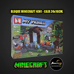 BLOQUE GENERICO + MG1351B MINECRAFT 4EN1 (24x16CM) (L1339)