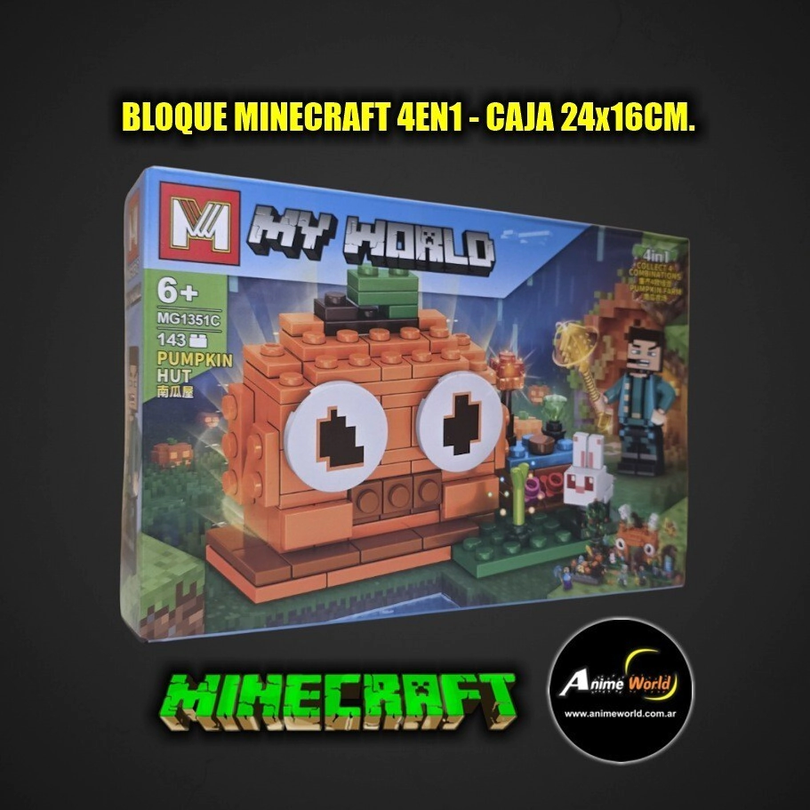 BLOQUE GENERICO + MG1351C MINECRAFT 4EN1 (24x16CM) (L1340)