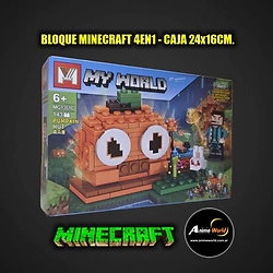 BLOQUE GENERICO + MG1351C MINECRAFT 4EN1 (24x16CM) (L1340)