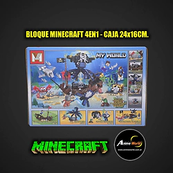 BLOQUE GENERICO + MG832C MINECRAFT 4EN1 (24x16CM) (L1344)