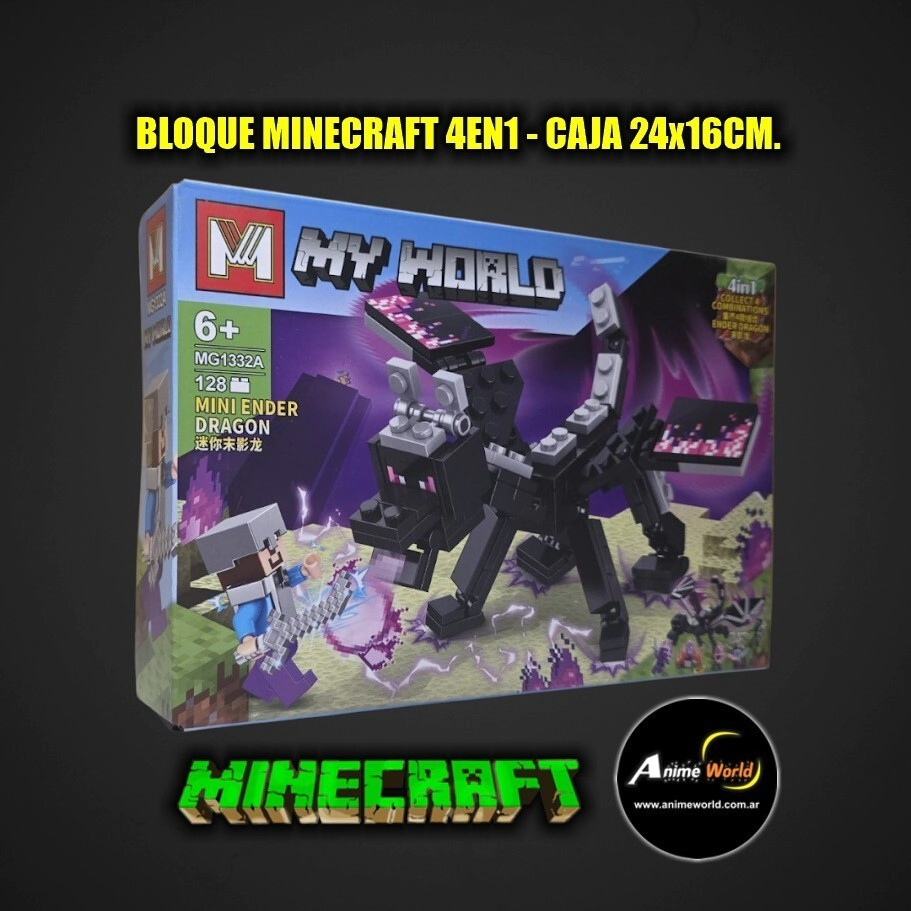 BLOQUE GENERICO + MG1332A MINECRAFT 4EN1 (24x16CM) (L1346)