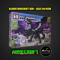 BLOQUE GENERICO + MG1332A MINECRAFT 4EN1 (24x16CM) (L1346)