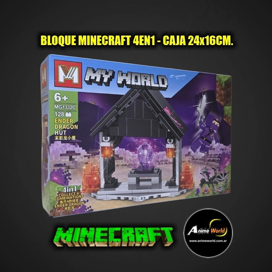 BLOQUE GENERICO + MG1332C MINECRAFT 4EN1 (24x16CM) (L1348)