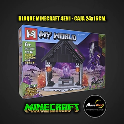 BLOQUE GENERICO + MG1332C MINECRAFT 4EN1 (24x16CM) (L1348)