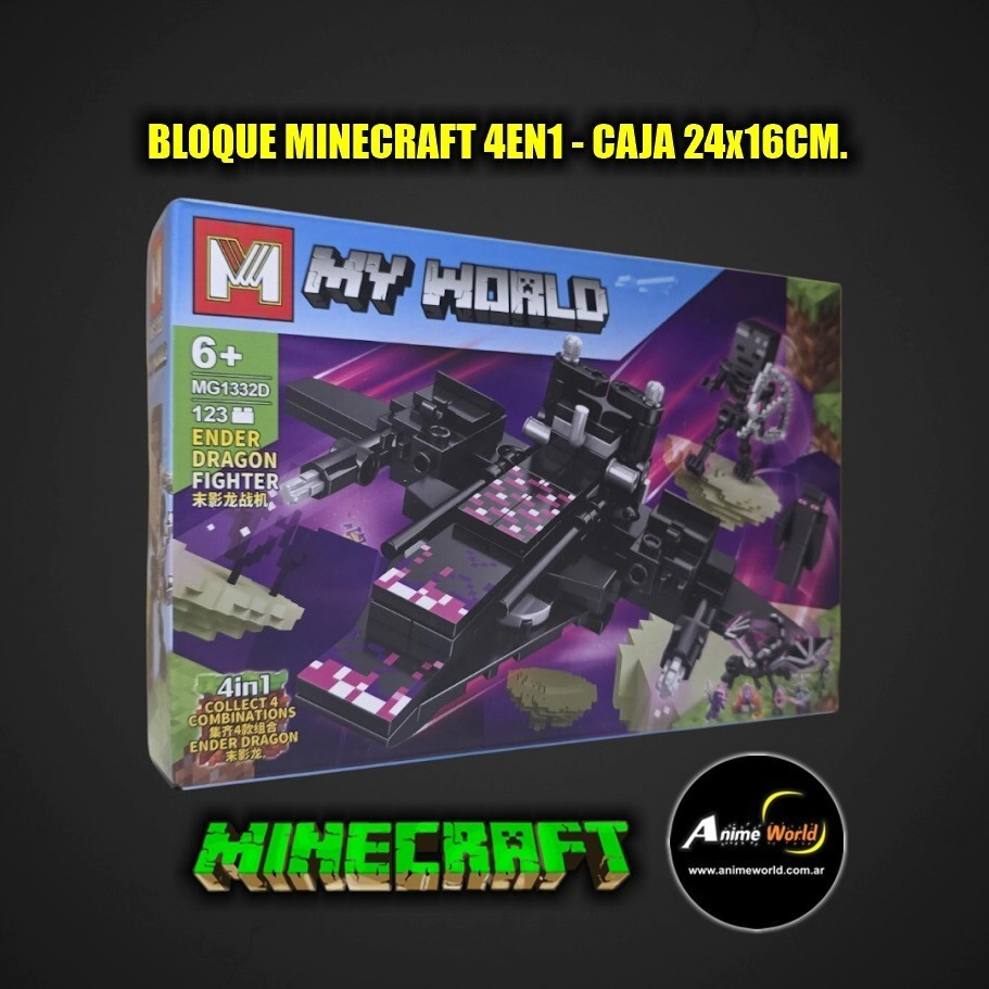 BLOQUE GENERICO + MG1332D MINECRAFT 4EN1 (24x16CM) (L1349)