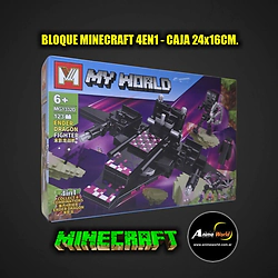 BLOQUE GENERICO + MG1332D MINECRAFT 4EN1 (24x16CM) (L1349)