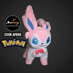 PELUCHE POKEMON - SYLVEON (22CM APROX) (P2269)