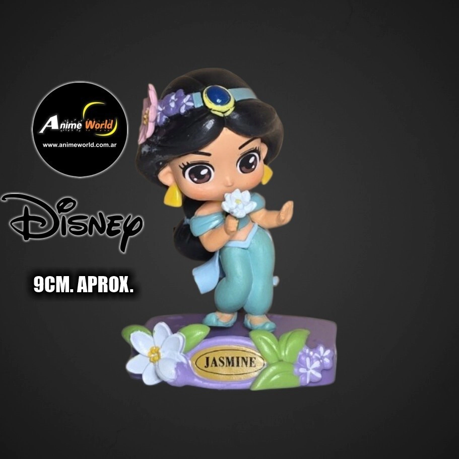 DISNEY PRINCESAS CON BASE #6 JASMINE (9CM APROX) (F1110)
