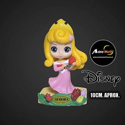 DISNEY PRINCESAS CON BASE #9 AURORA (10CM APROX) (F1113)