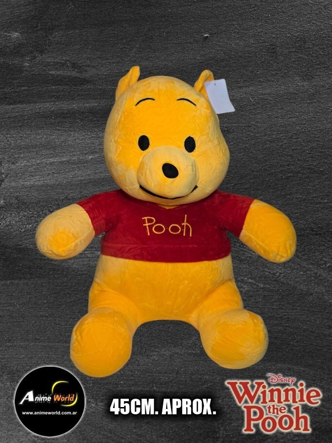 PELUCHE WINNIE POOH GRANDE #2 - WINNIE (45CM APROX) MRDW-021 (P2275)