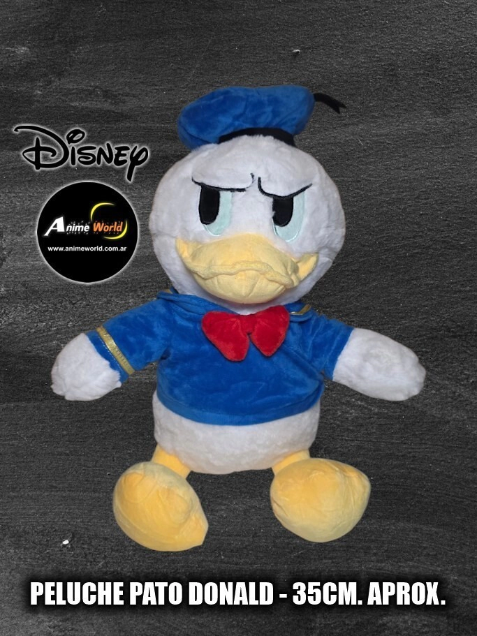 PELUCHE DISNEY PATO DONALD SENTADO GRANDE (35CM APROX) NS-MRDW-031 (P2276)